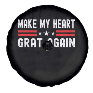 Funny Open Heart Surgery Recovery Spare Tire Cover Make My Heart Great Again TS10 Print Your Wear