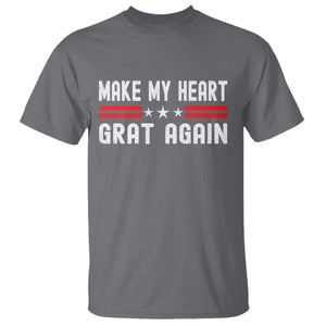 Funny Open Heart Surgery Recovery T Shirt Make My Heart Great Again TS10 Charcoal Print Your Wear