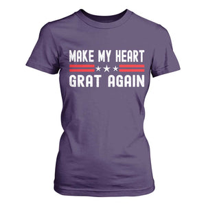 Funny Open Heart Surgery Recovery T Shirt For Women Make My Heart Great Again TS10 Purple Print Your Wear