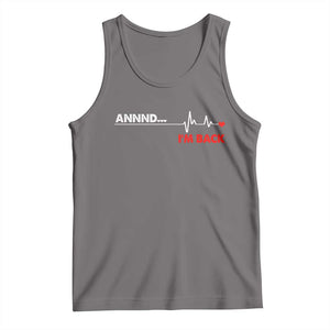 Cool Heart Surgery Survivor Tank Top Coronary Bypass Artery Open Heart Diseases Surgery Heartbeat TS10 Deep Heather Print Your Wear