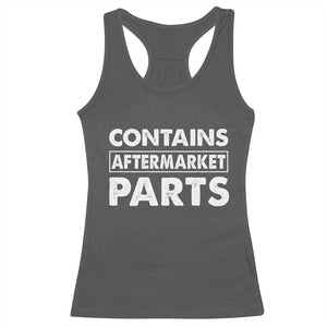 Bionic Aftermarket Parts Racerback Tank Top Knee And Hip Replacement Surgery Recovery Get Well Soon Gift TS10 Dark Heather Print Your Wear