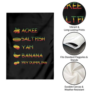 Jamaican National Dish Garden Flag Ackee Saltfish Yardie Jamaican Culture Pride Apparel TS10 Print Your Wear