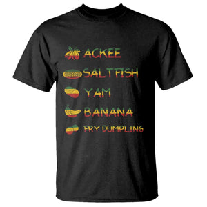 Jamaican National Dish T Shirt Ackee Saltfish Yardie Jamaican Culture Pride Apparel TS10 Black Print Your Wear