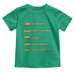 Jamaican National Dish Toddler T Shirt Ackee Saltfish Yardie Jamaican Culture Pride Apparel TS10 Irish Green Print Your Wear