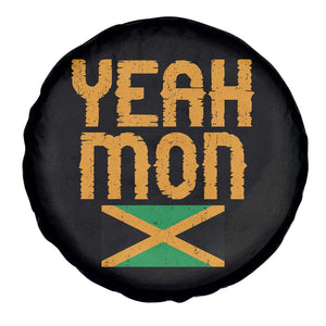 Yeah Mon Jamaican Pride Spare Tire Cover Jamaican Vacation Jamaica Reggae Roots TS10 Print Your Wear