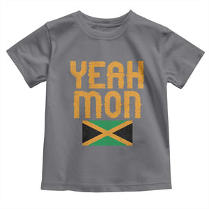 Yeah Mon Jamaican Pride Toddler T Shirt Jamaican Vacation Jamaica Reggae Roots TS10 Charcoal Print Your Wear