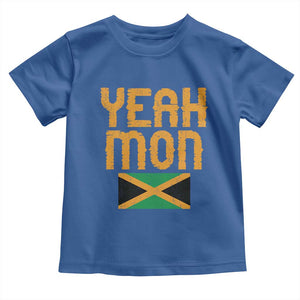 Yeah Mon Jamaican Pride Toddler T Shirt Jamaican Vacation Jamaica Reggae Roots TS10 Royal Blue Print Your Wear