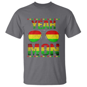 Yeah Mon Jamaican Pride T Shirt Jamaican Vacation Jamaica Reggae Sunglasses TS10 Charcoal Print Your Wear