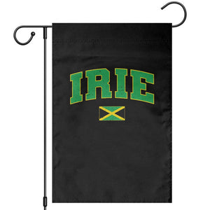 Irie Jamaican Rasta Garden Flag Funny Jamaica Jamaican Flag Rasta Reggae Roots TS10 Black Print Your Wear