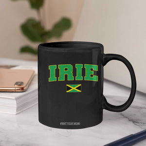 Irie Jamaican Rasta Coffee Mug Funny Jamaica Jamaican Flag Rasta Reggae Roots TS10 Print Your Wear