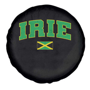 Irie Jamaican Rasta Spare Tire Cover Funny Jamaica Jamaican Flag Rasta Reggae Roots TS10 Print Your Wear