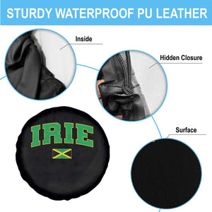 Irie Jamaican Rasta Spare Tire Cover Funny Jamaica Jamaican Flag Rasta Reggae Roots TS10 Print Your Wear