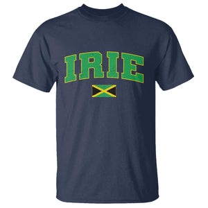 Irie Jamaican Rasta T Shirt Funny Jamaica Jamaican Flag Rasta Reggae Roots TS10 Navy Print Your Wear