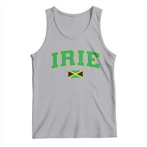 Irie Jamaican Rasta Tank Top Funny Jamaica Jamaican Flag Rasta Reggae Roots TS10 Athletic Heather Print Your Wear