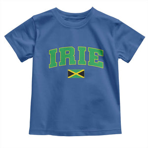 Irie Jamaican Rasta Toddler T Shirt Funny Jamaica Jamaican Flag Rasta Reggae Roots TS10 Royal Blue Print Your Wear