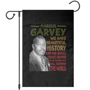Marcus Garvey Quote Garden Flag Black History Month TS10 Black Print Your Wear