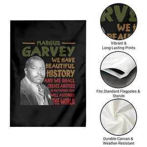 Marcus Garvey Quote Garden Flag Black History Month TS10 Print Your Wear