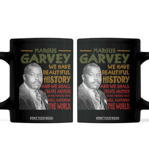 Marcus Garvey Quote Coffee Mug Black History Month TS10 Black Print Your Wear