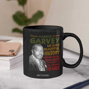 Marcus Garvey Quote Coffee Mug Black History Month TS10 Print Your Wear