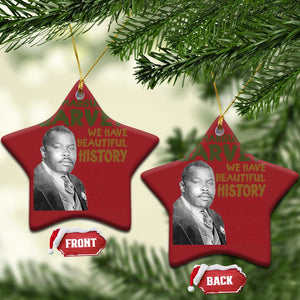 Marcus Garvey Quote Christmas Ornament Black History Month TS10 Star Red Print Your Wear