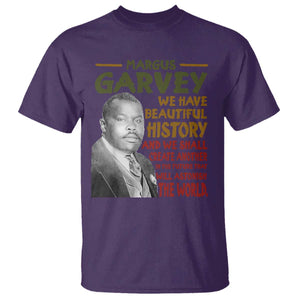 Marcus Garvey Quote T Shirt Black History Month TS10 Purple Print Your Wear