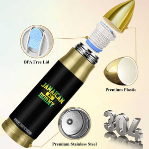 Jamaican Me Horny Bullet Tumbler Funny Caribbean Party TS10 Print Your Wear