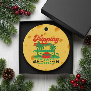 Jamaica Vacation Ceramic Ornament Straight Trippin Jamaica Family Girls Trip TS10 1pc Yellow Cheese Print Your Wear