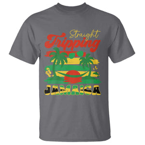 Jamaica Vacation T Shirt Straight Trippin Jamaica Family Girls Trip TS10 Charcoal Print Your Wear