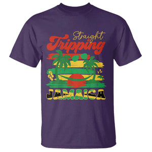 Jamaica Vacation T Shirt Straight Trippin Jamaica Family Girls Trip TS10 Purple Print Your Wear