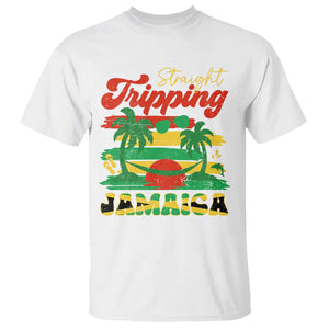 Jamaica Vacation T Shirt Straight Trippin Jamaica Family Girls Trip TS10 White Print Your Wear