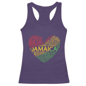 Jamaica Reggae Racerback Tank Top One Love Rasta Culture TS10 Purple Print Your Wear