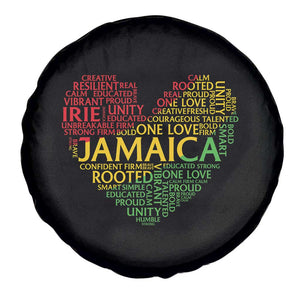 Jamaica Reggae Spare Tire Cover One Love Rasta Culture TS10 Print Your Wear