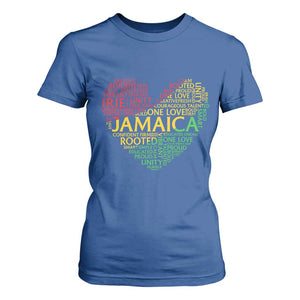 Jamaica Reggae T Shirt For Women One Love Rasta Culture TS10 Royal Blue Print Your Wear