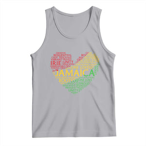 Jamaica Reggae Tank Top One Love Rasta Culture TS10 Athletic Heather Print Your Wear