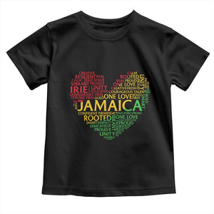 Jamaica Reggae Toddler T Shirt One Love Rasta Culture TS10 Black Print Your Wear
