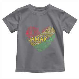 Jamaica Reggae Toddler T Shirt One Love Rasta Culture TS10 Charcoal Print Your Wear