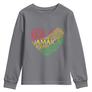 Jamaica Reggae Youth Sweatshirt One Love Rasta Culture TS10 Charcoal Print Your Wear