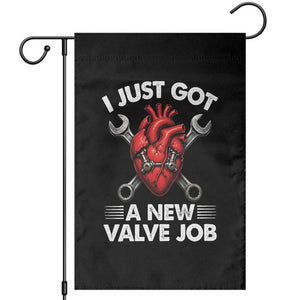 Cool Heart Surgery Survivor Garden Flag Funny Valve Job Coronary Bypass Artery Open Heart Surgery