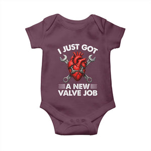 Cool Heart Surgery Survivor Baby Onesie Funny Valve Job Coronary Bypass Artery Open Heart Surgery