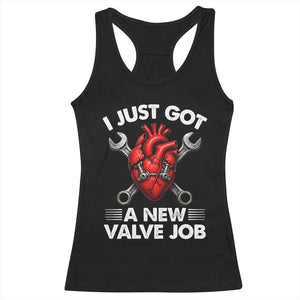 Cool Heart Surgery Survivor Racerback Tank Top Funny Valve Job Coronary Bypass Artery Open Heart Surgery