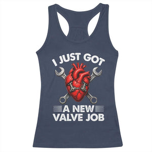 Cool Heart Surgery Survivor Racerback Tank Top Funny Valve Job Coronary Bypass Artery Open Heart Surgery