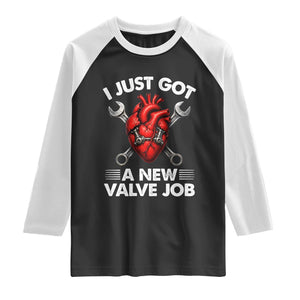 Cool Heart Surgery Survivor Raglan Shirt Funny Valve Job Coronary Bypass Artery Open Heart Surgery