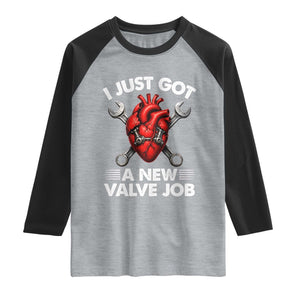 Cool Heart Surgery Survivor Raglan Shirt Funny Valve Job Coronary Bypass Artery Open Heart Surgery