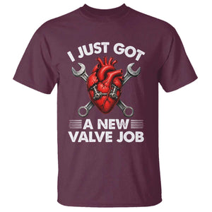Cool Heart Surgery Survivor T Shirt Funny Valve Job Coronary Bypass Artery Open Heart Surgery