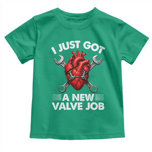Cool Heart Surgery Survivor Toddler T Shirt Funny Valve Job Coronary Bypass Artery Open Heart Surgery