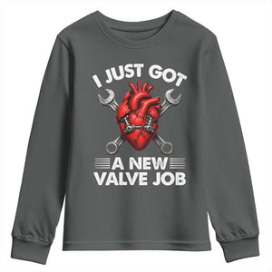 Cool Heart Surgery Survivor Youth Sweatshirt Funny Valve Job Coronary Bypass Artery Open Heart Surgery