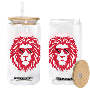 Trinidad and Tobago Lion Glass Can Vintage Caribbean Pride TS10 Print Your Wear