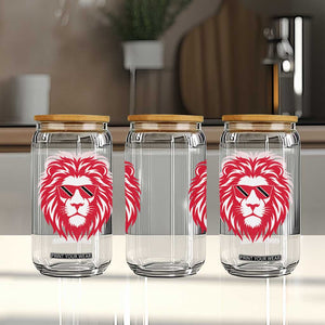 Trinidad and Tobago Lion Glass Can Vintage Caribbean Pride TS10 Print Your Wear