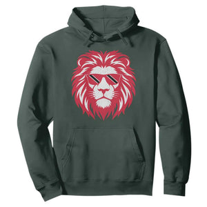 Trinidad and Tobago Lion Hoodie Vintage Caribbean Pride TS10 Dark Forest Green Print Your Wear
