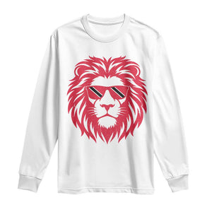 Trinidad and Tobago Lion Long Sleeve Shirt Vintage Caribbean Pride TS10 White Print Your Wear